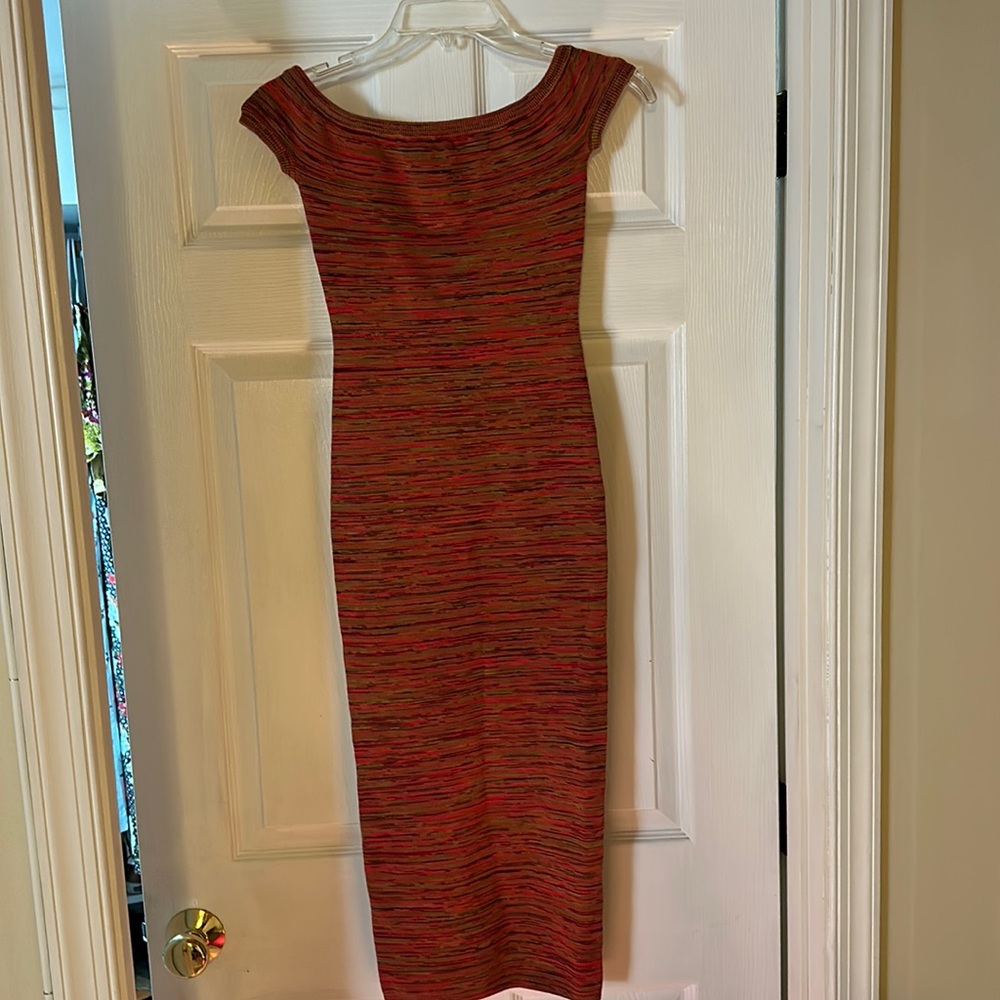 Fitted colorful bodycon dress